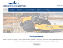 Tablet Screenshot of medhiniengg.com